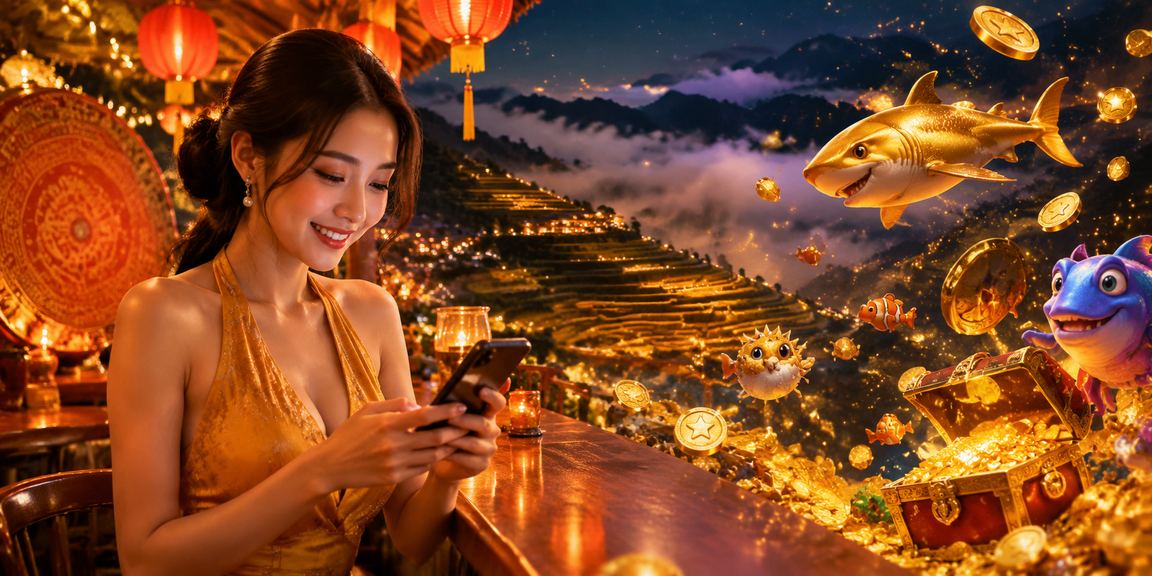 Cảnh Sapa về đêm với các hoạt động giải trí di động